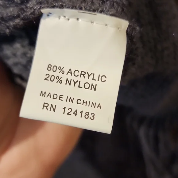 Jon and Anna gray Poncho. New with tags - Picture 8 of 9